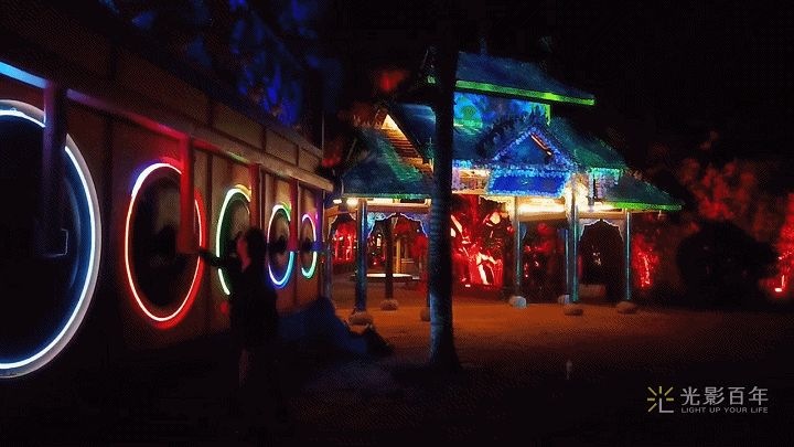 昆明云南民族村  多元民族文化沉浸式夜游 《幻火奇妙夜》